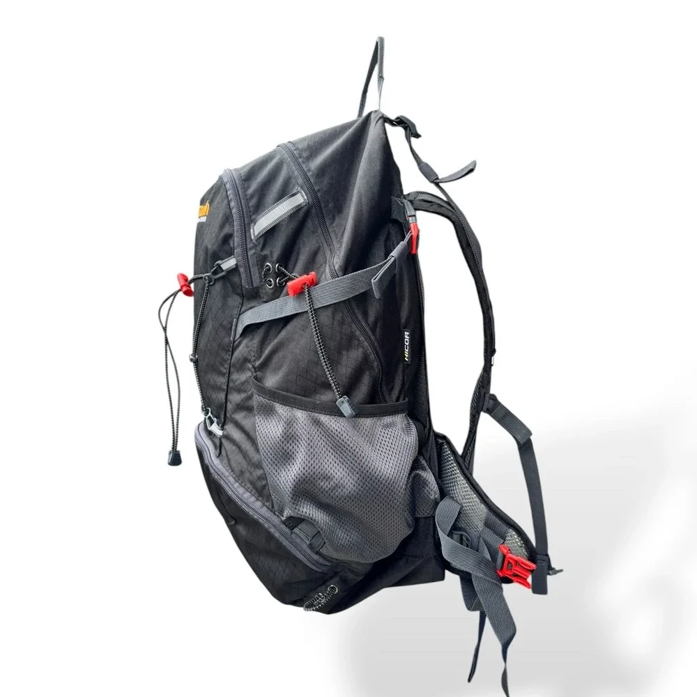 Pinguin Air 33 Hiking‎ Backpack Black Grey Ripstop H2O Hydration Daypack HICOR